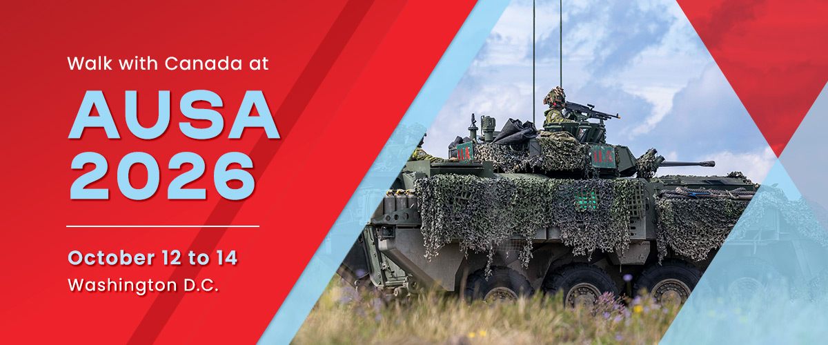 Walk with Canada at AUSA 2026 | October 12 to 14 | Washington D.C.